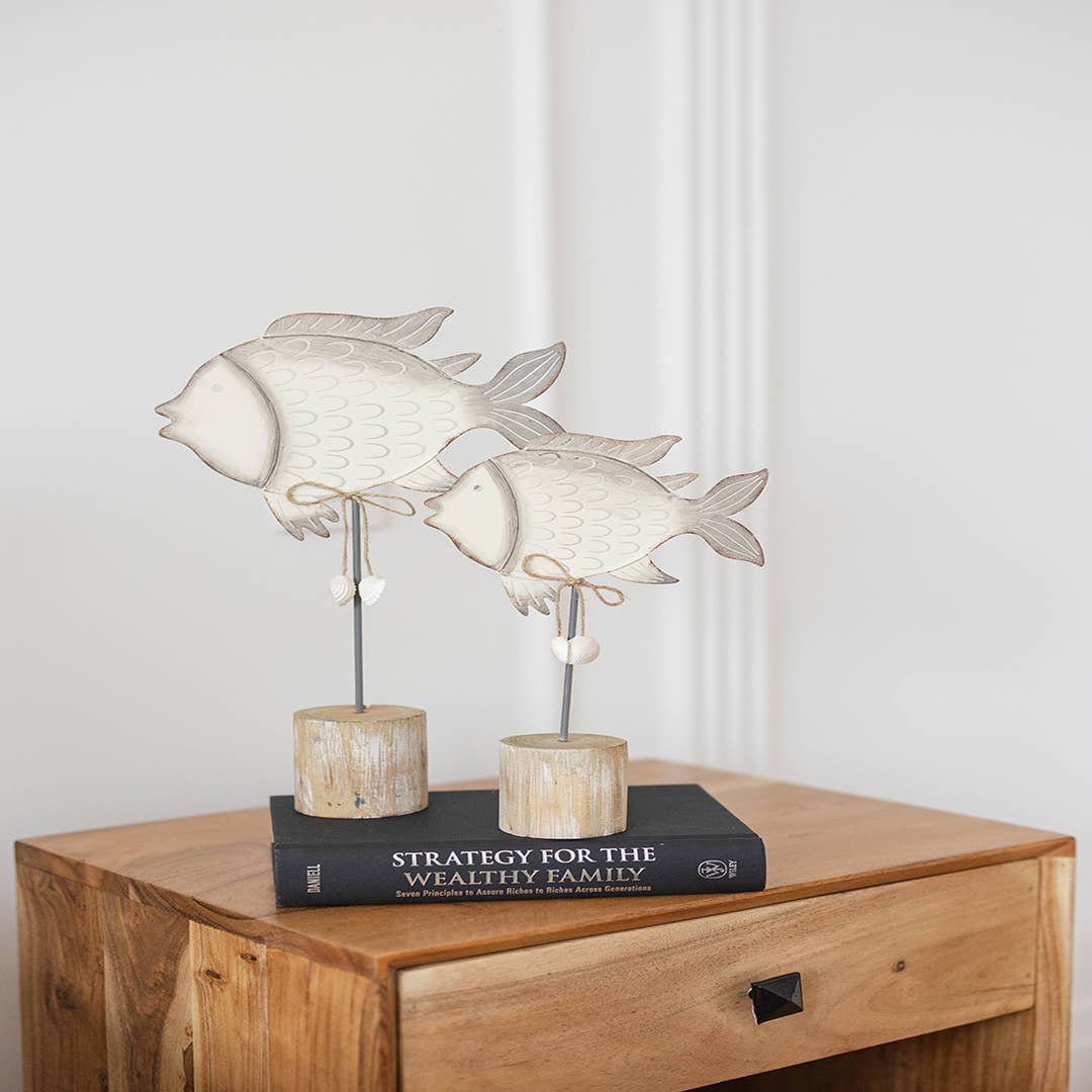 Metal Fishes, Set of 2