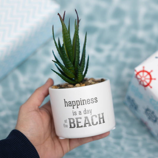 “Beach” Artificial Potted Plant