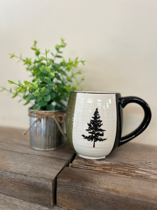 Ceramic Mugs-Evergreens