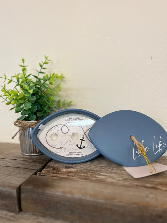 “Lake Life” 100% Soy Wax Reveal Candle