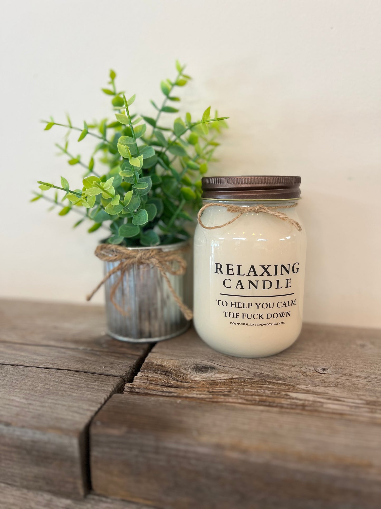 “Relaxing” 100% Soy Wax Candle