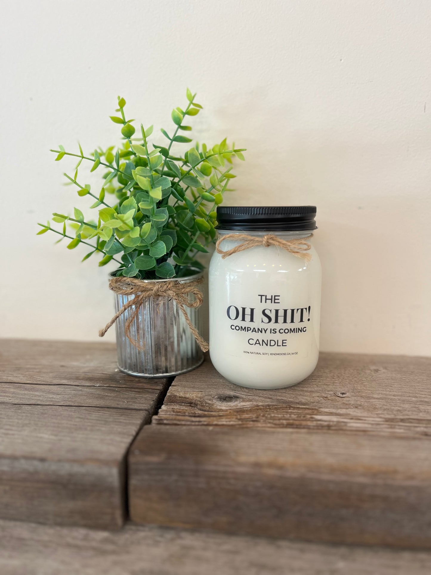 “Oh Shit” 100% Soy Wax Candle