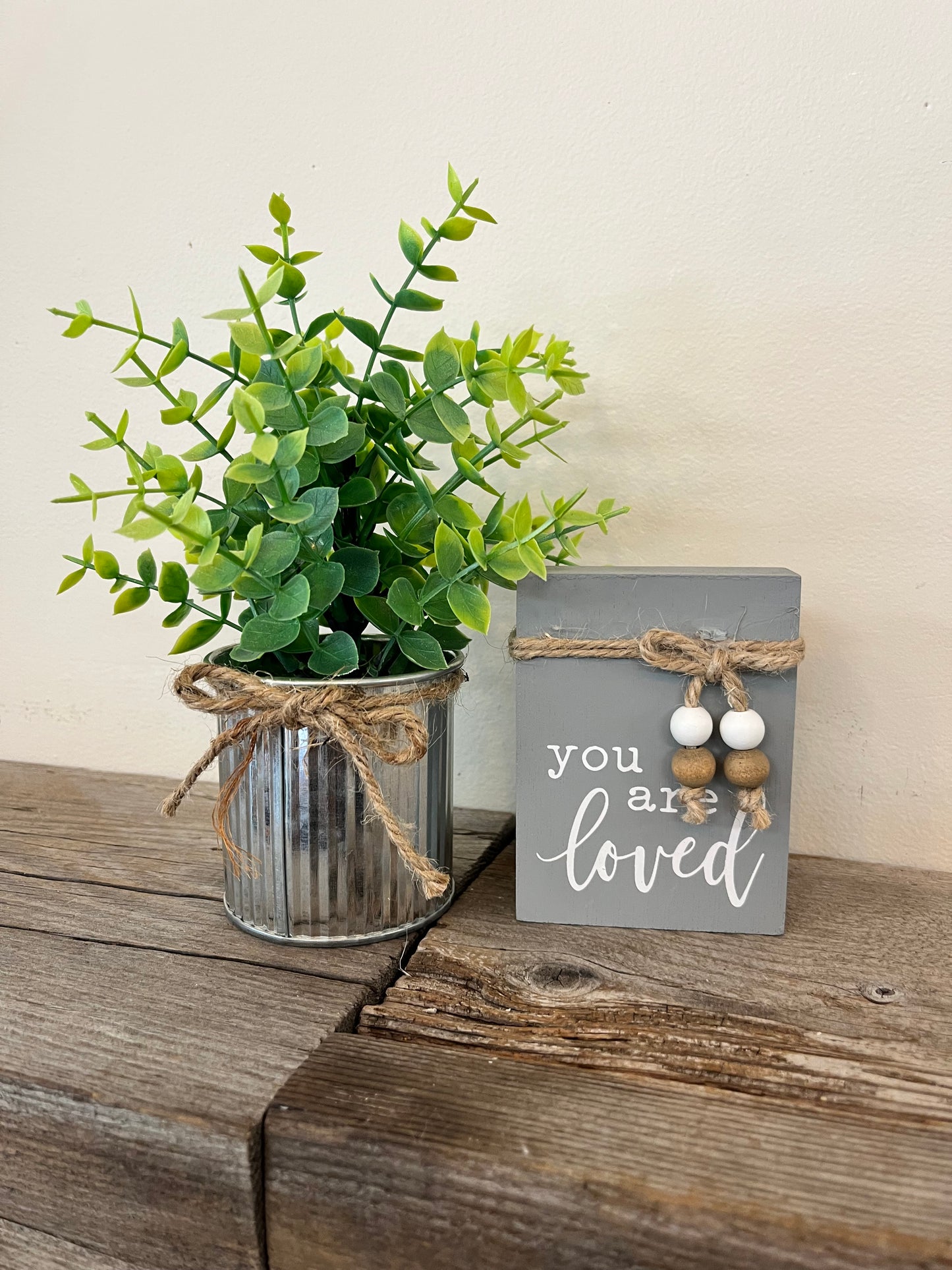 “You are Loved” Block Sign (small)