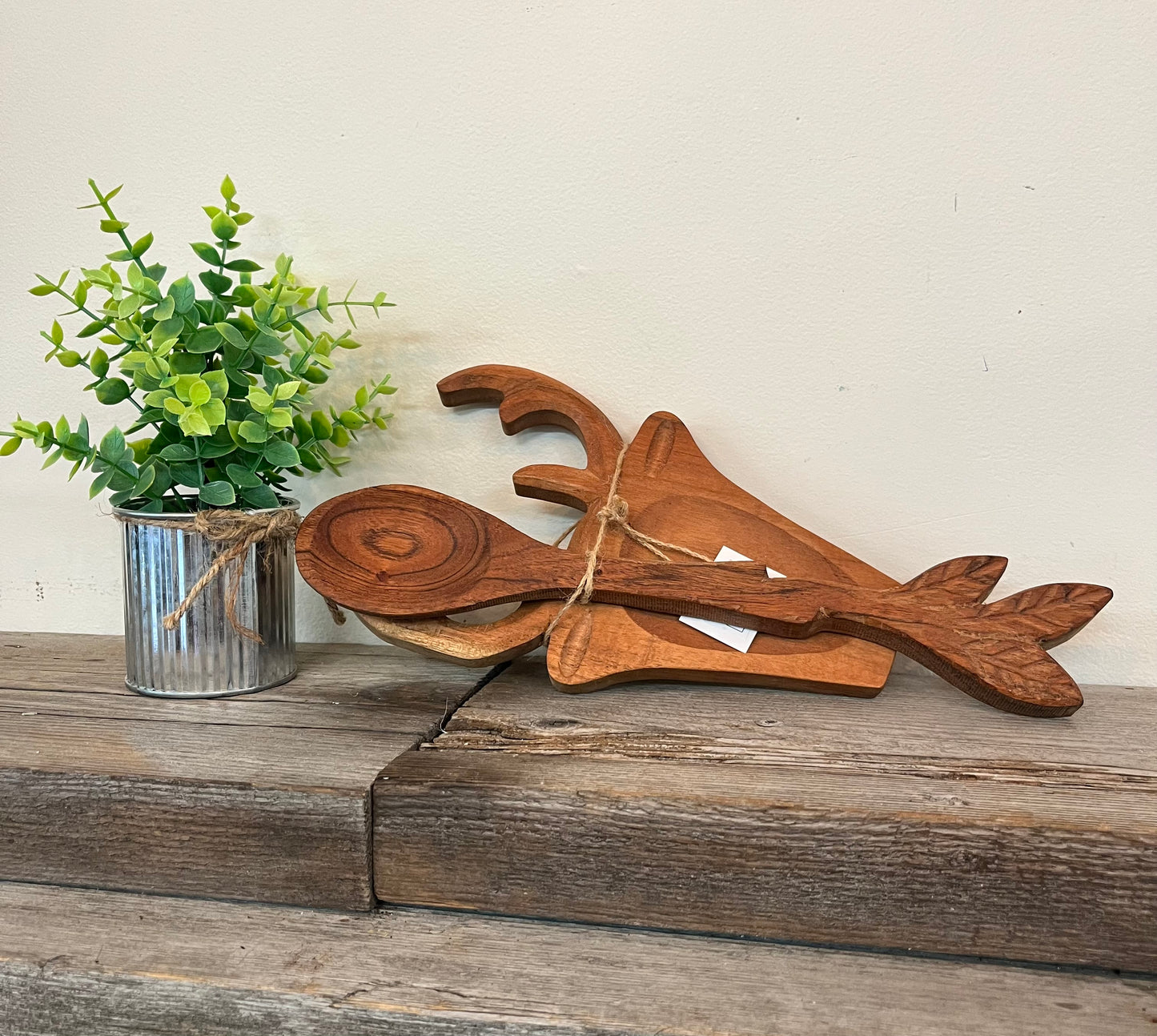 Wood (Acacia) Deer Spoon