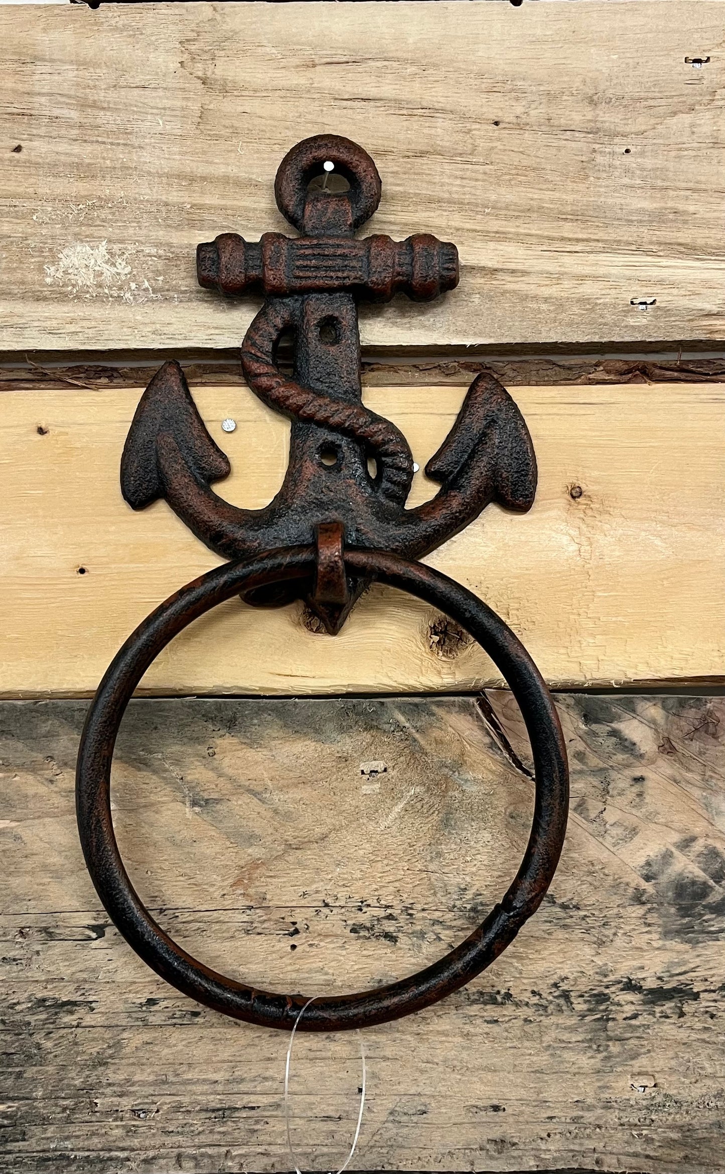 Rustic Copper Towel Holder