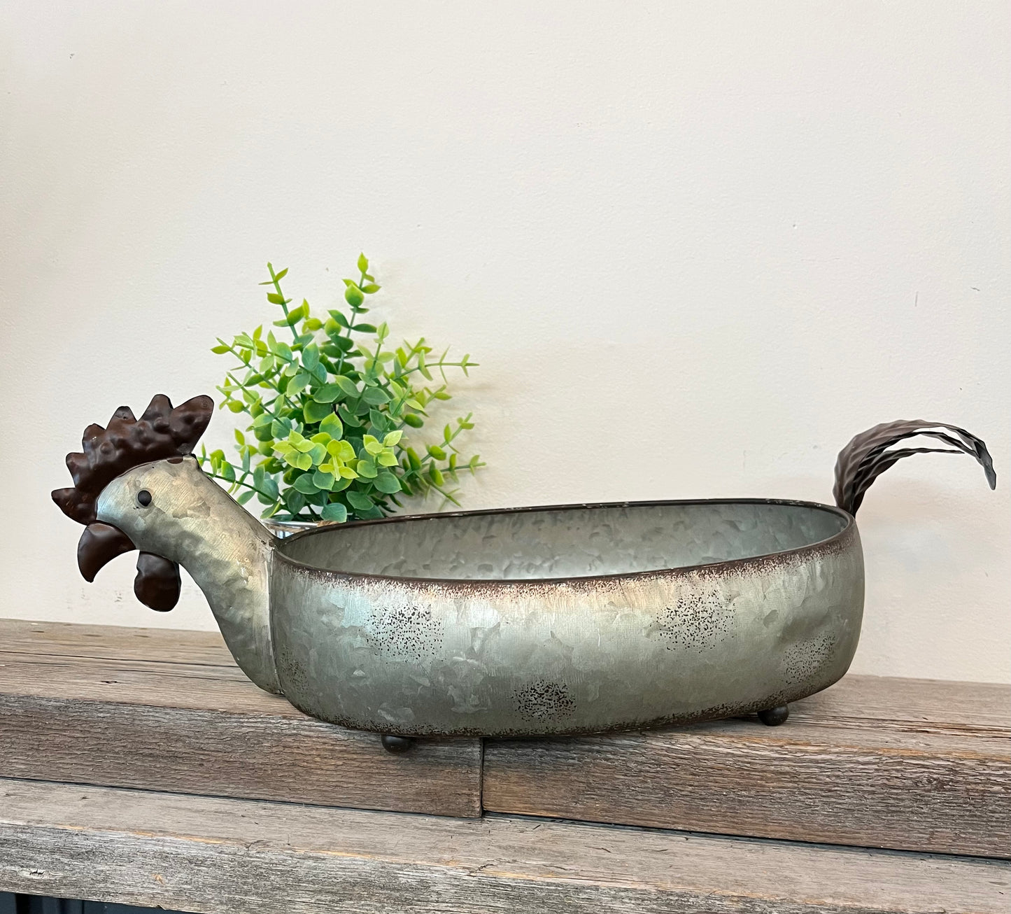 Rooster Metal Tray/Dish