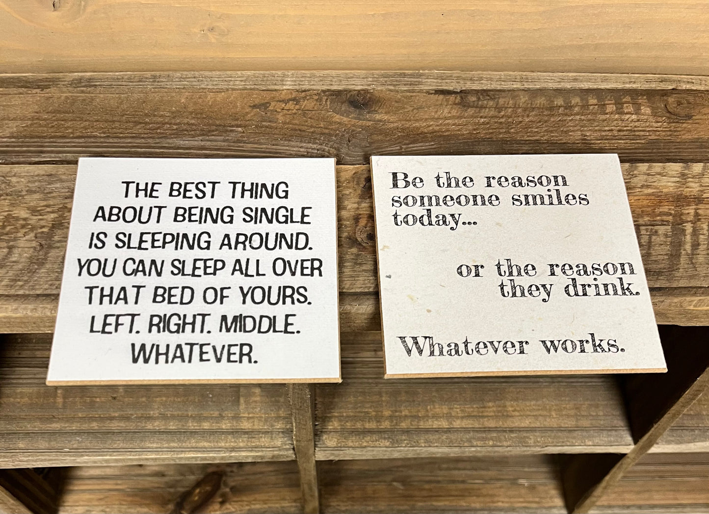 Cedar Mountain Studios Wooden Coasters