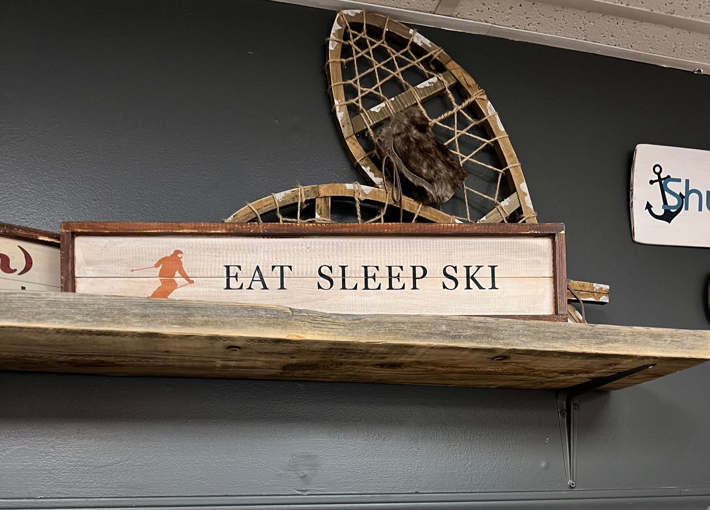 “Eat Sleep Ski” Custom Sign