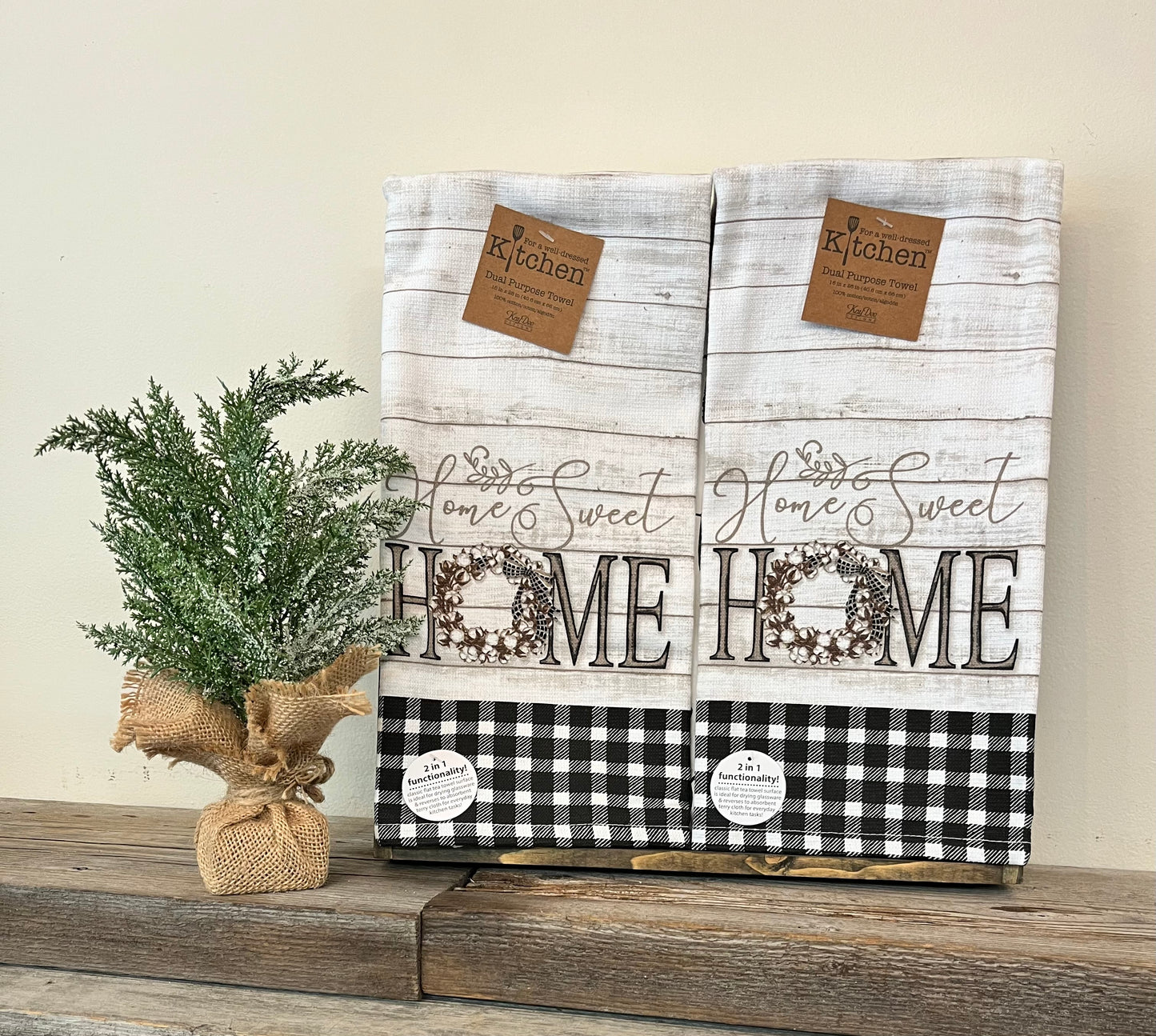 “Home Sweet Home” Tea Towel