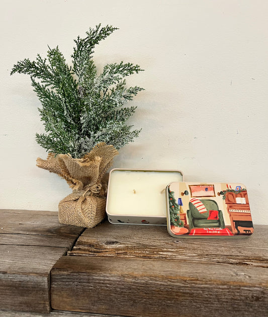 Tin Christmas Candles