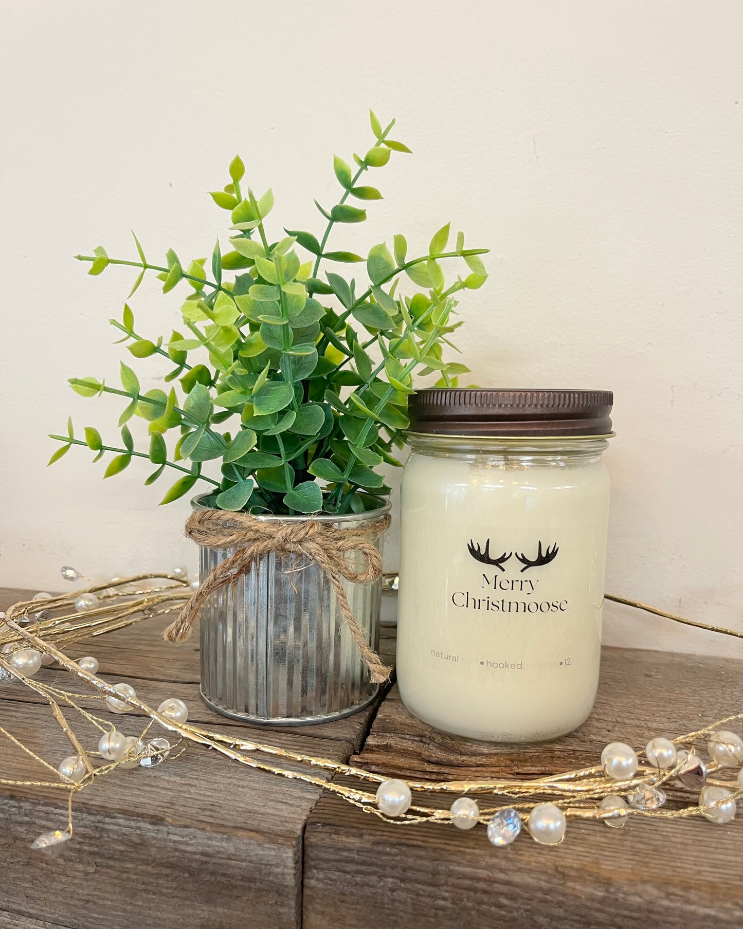 "Merry Christmoose" 100% Natural Soy Candle