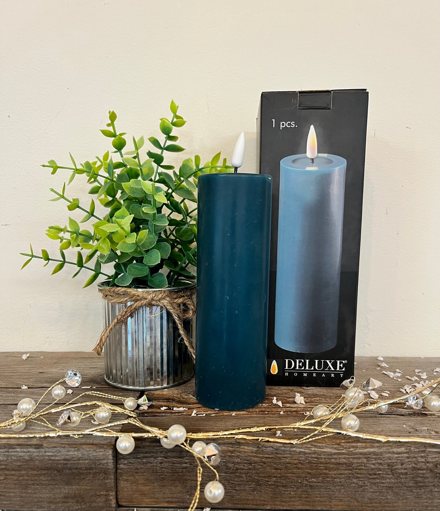 LED Indoor Pillar Candle Large