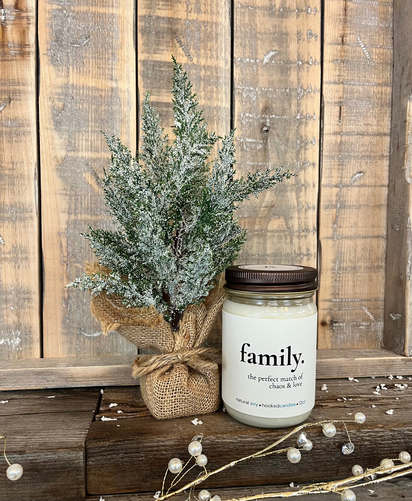 “Family” 100% Natural Soy Candle