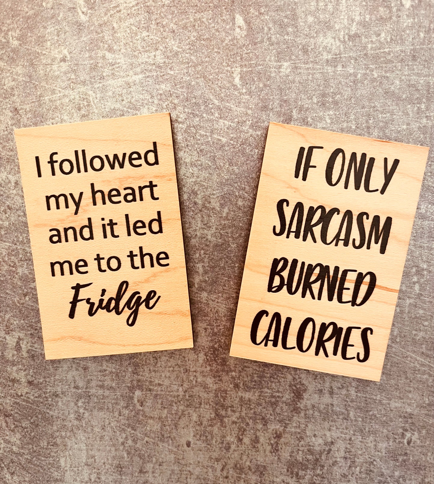 Funny Wood Magnets