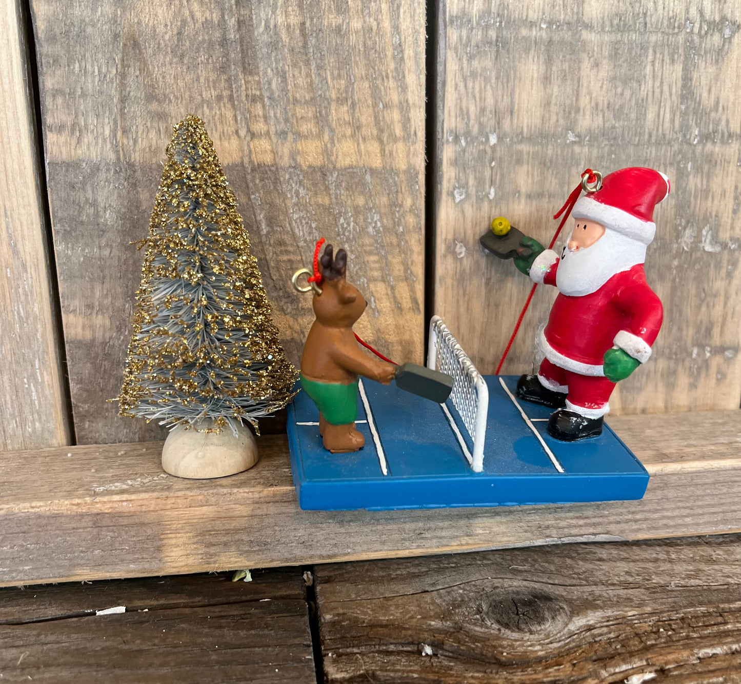 “Pickleball” Santa Ornament