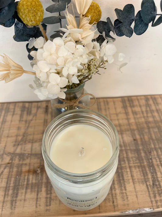 "Because I fucking sparkle…that’s why!” Mason Jar Candle