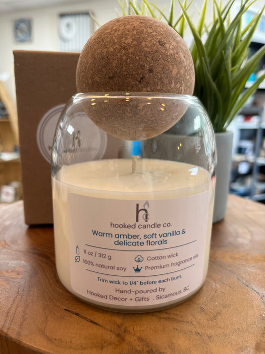“After Dark” Scented Cork Ball Candle