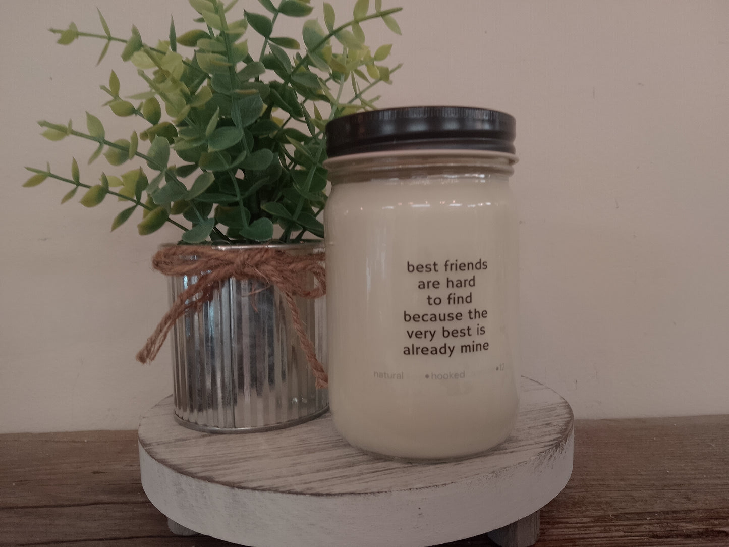 "Best Friends" 100% Natural Soy Candle
