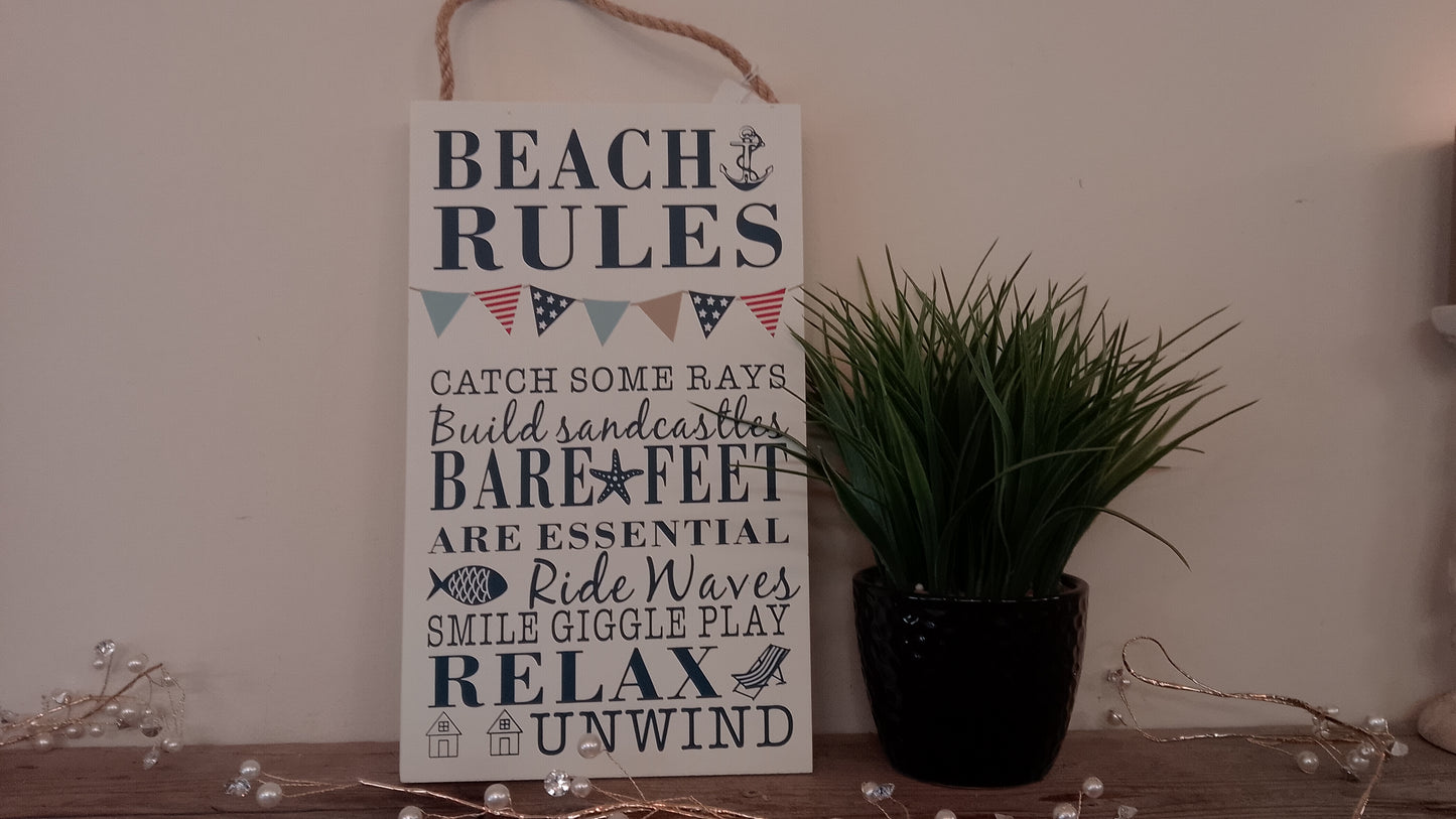 Beach rules