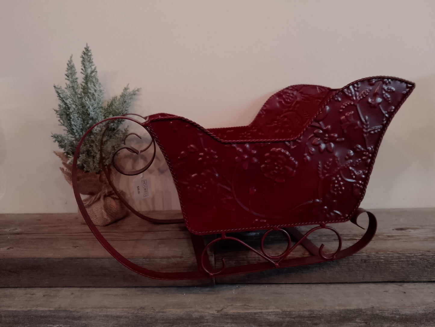 Metal Sleigh (Red)