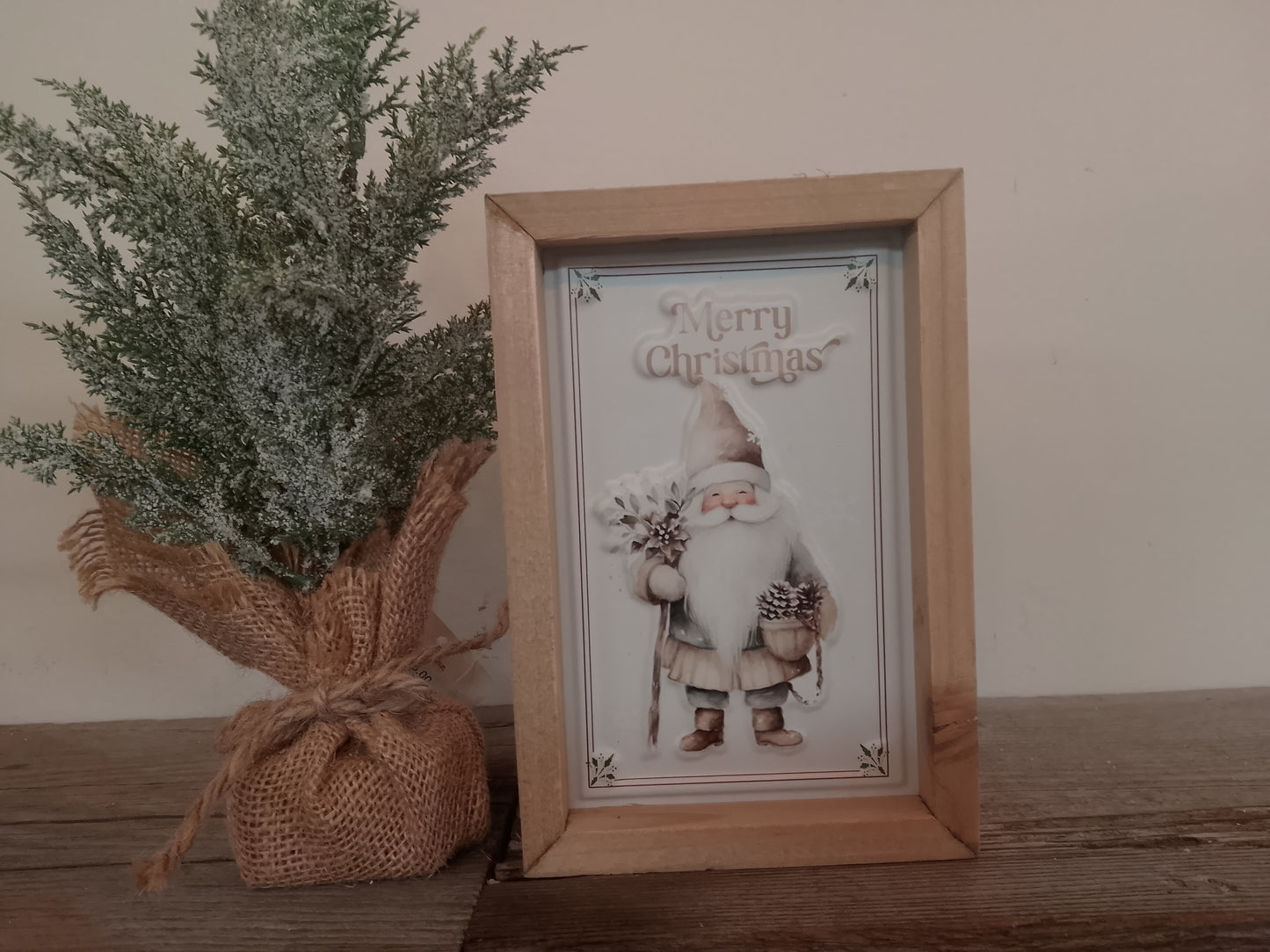 Merry Christmas wooden sign
