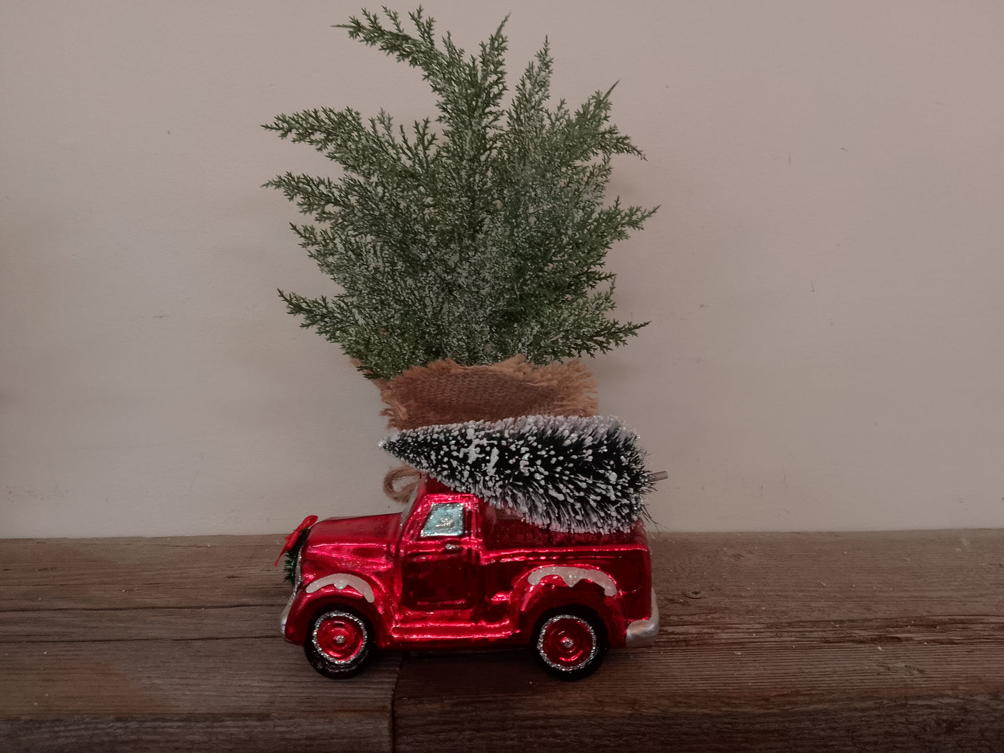 “Shiny Red Truck” Christmas Ornament