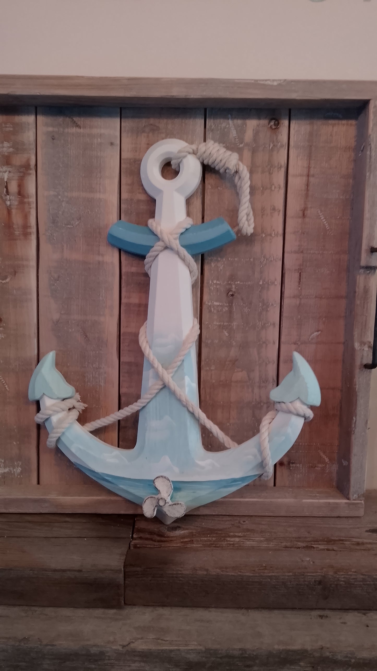 Painted anchor