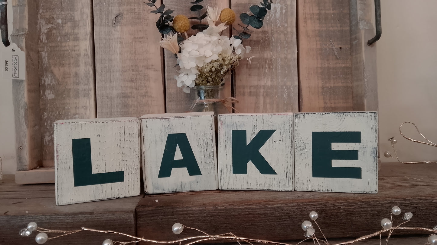 "LAKE" blocks
