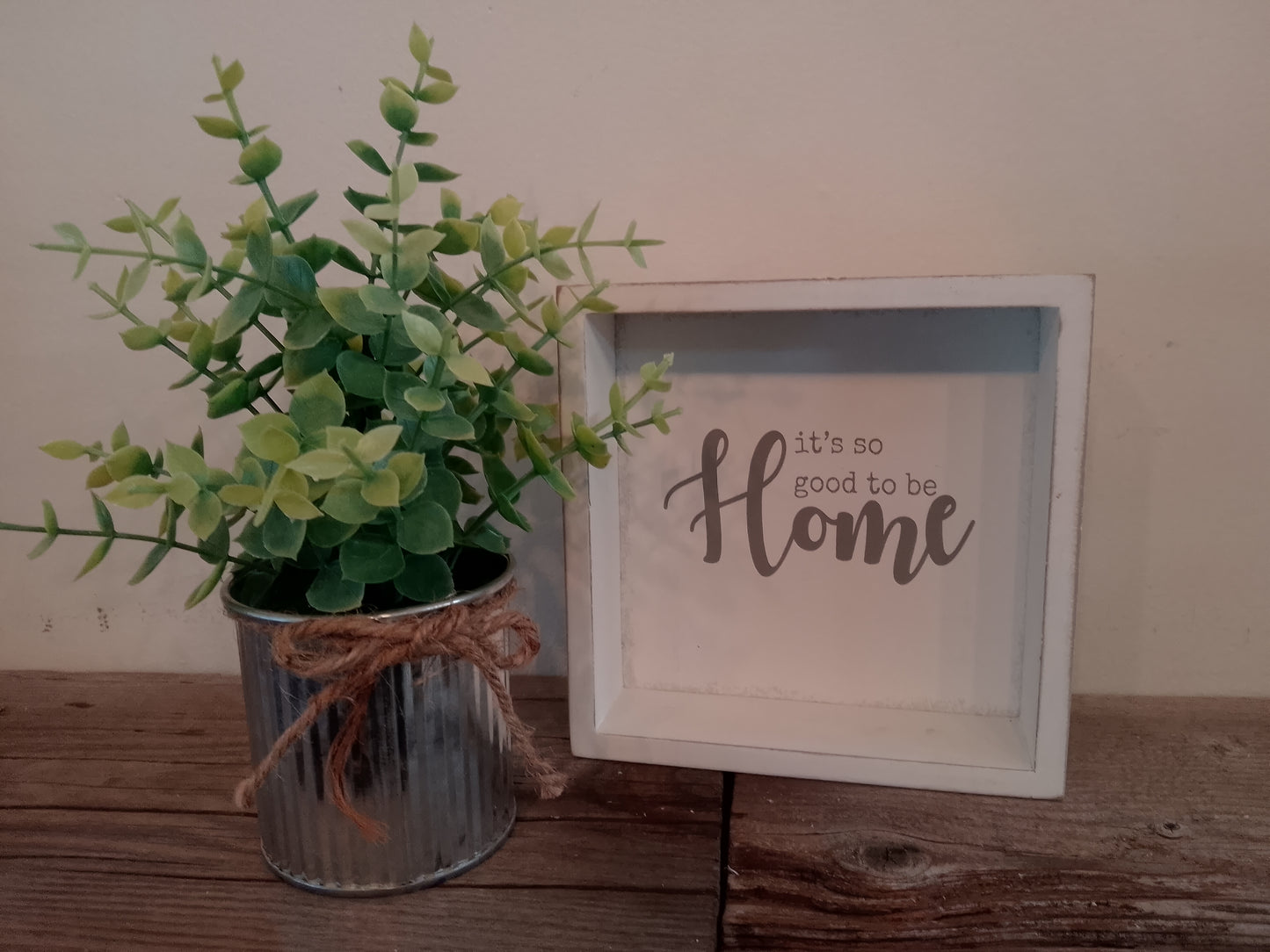 "It's so good to be Home" Block Sign