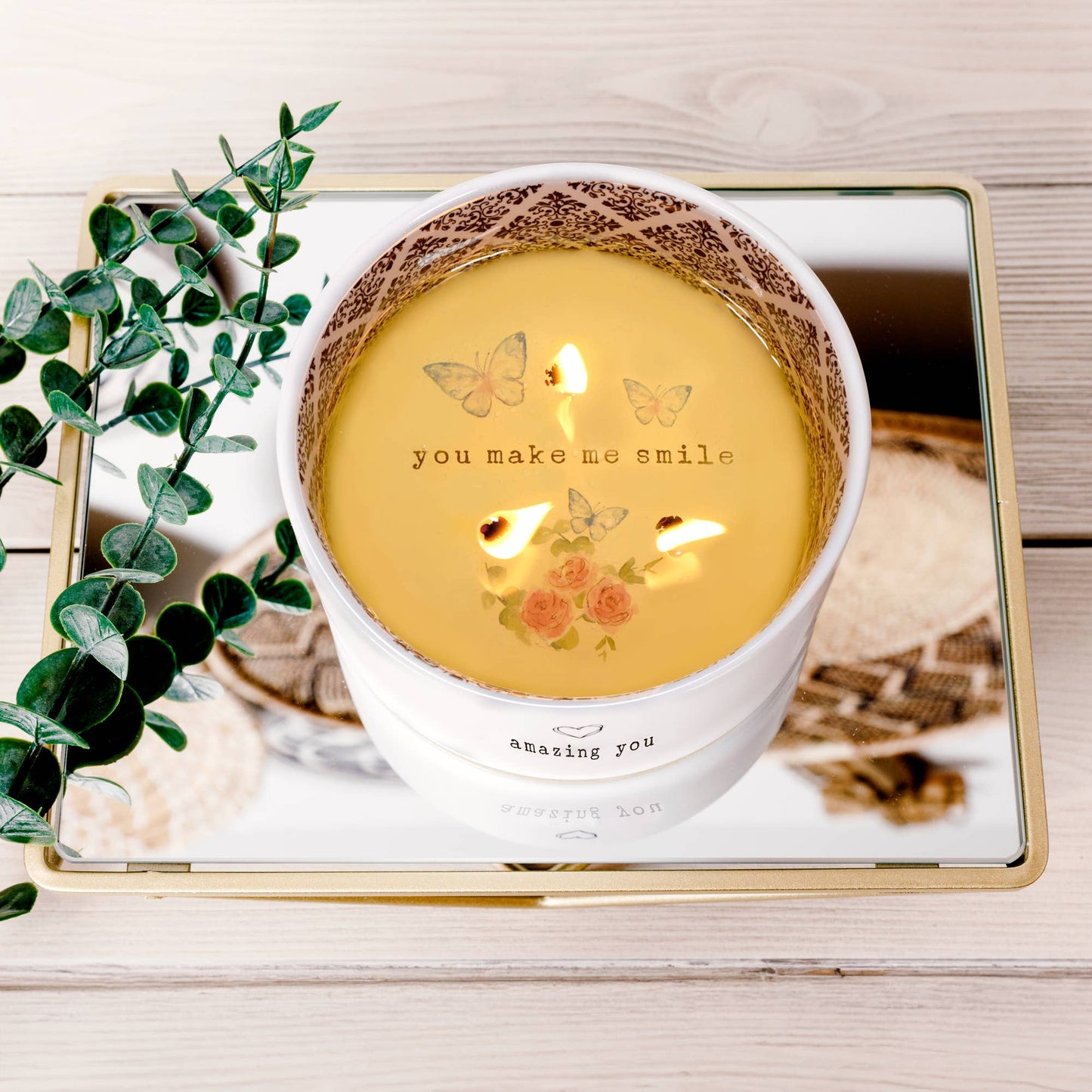 “Amazing You” 10 oz 100% Soy Wax Reveal, Triple Wick Candle
