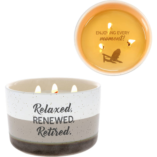 "Retired” Triple Wick 100% Soy Wax Reveal Candle