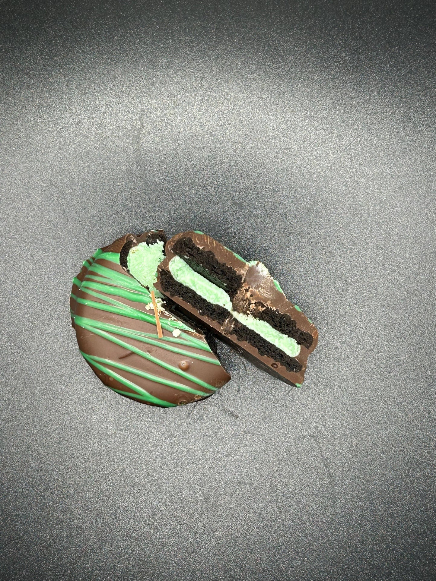 Dark Chocolate Dipped Mint Oreos