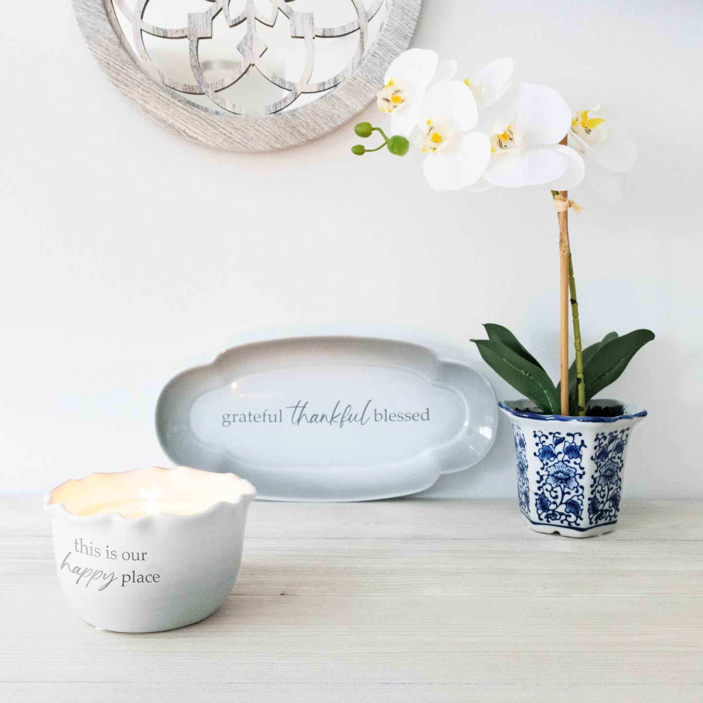 “This is my Happy Place” 100% Soy Wax Reveal Candle
