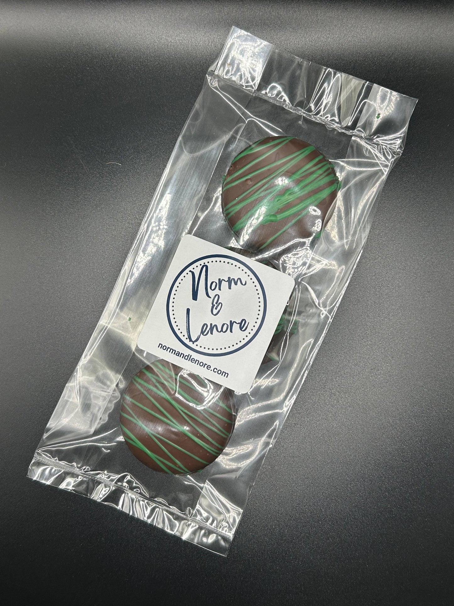 Dark Chocolate Dipped Mint Oreos