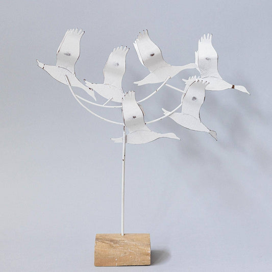 Metal Seabird Decoration