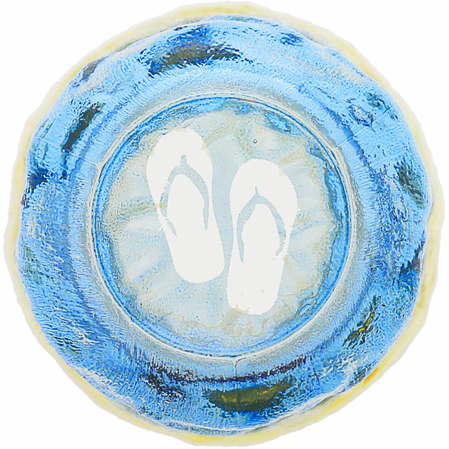Glacier Glass Drinkware “FlipFlops”