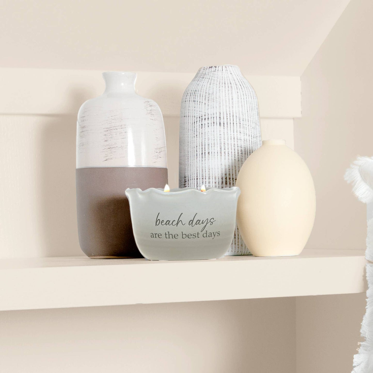 “Beach Days” 100% Soy Wax Reveal Candle