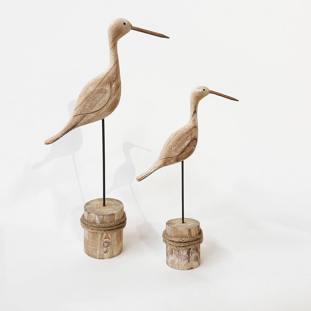 Wooden Seabirds, Set of 2