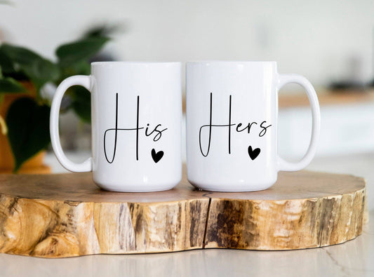 "His" & "Hers" Ceramic Mug Set