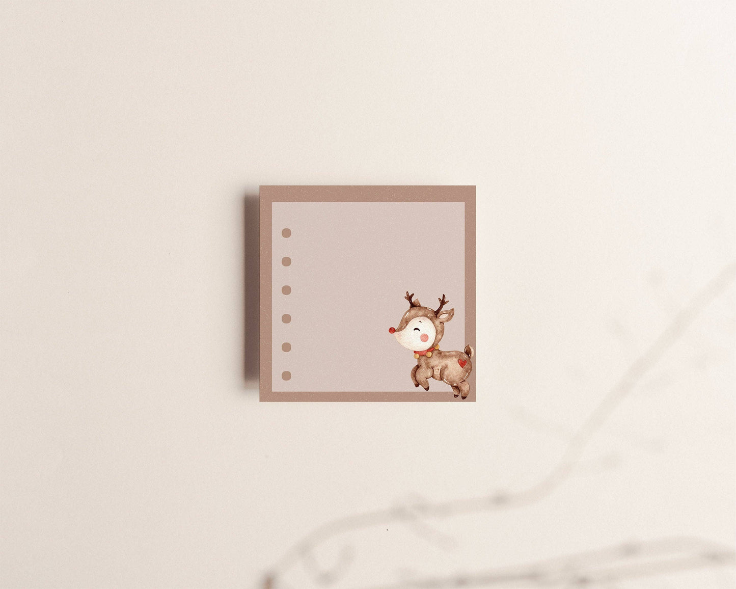 Reindeer Sticky Notes