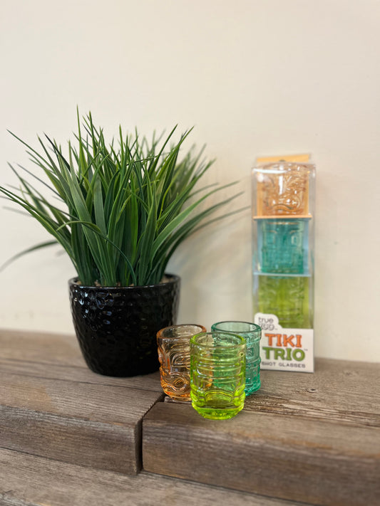 Tiki Trio Shot Glasses