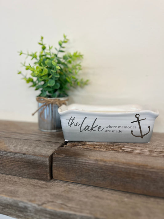 “The Lake” 100% Soy Wax Reveal Candle