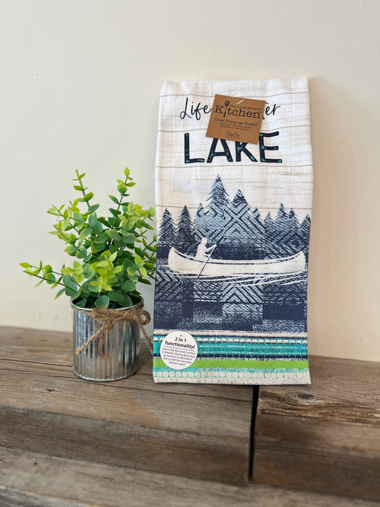 “Relax you’re at the Lake” Dual Purpose Kitchen Candle