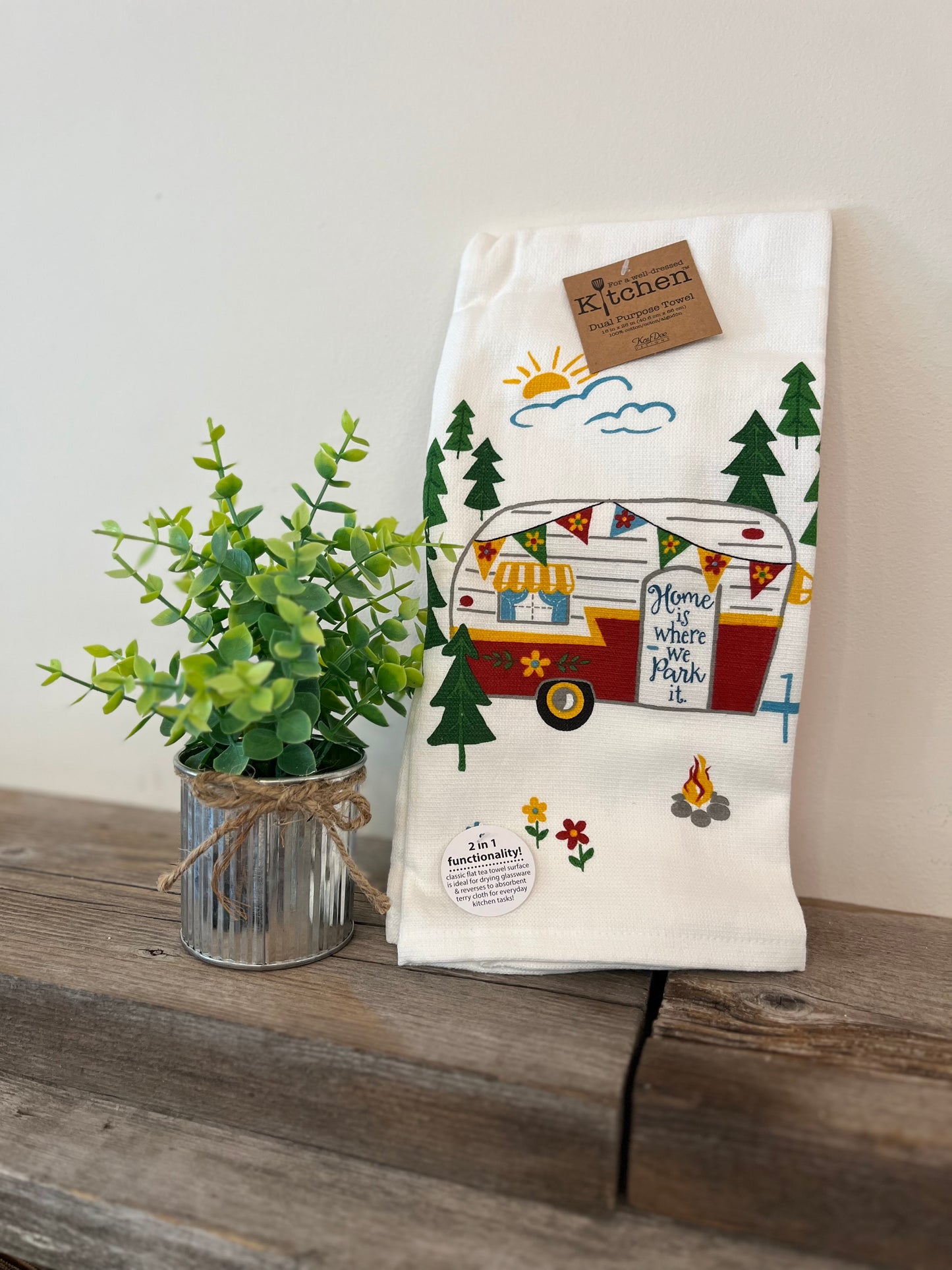 “Home is where the heart is” Dual Purpose Kitchen Towel