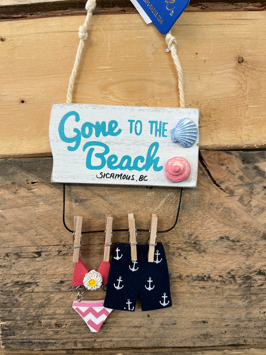“Gone to the Beach” Ornament
