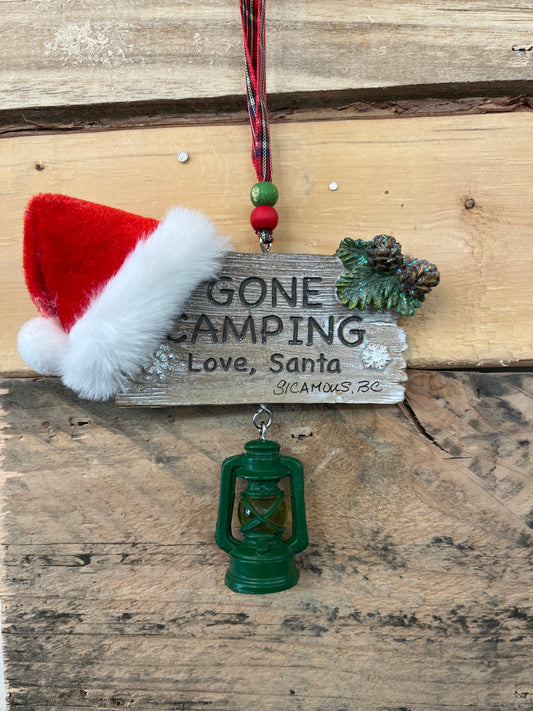“Gone Camping” Ornament