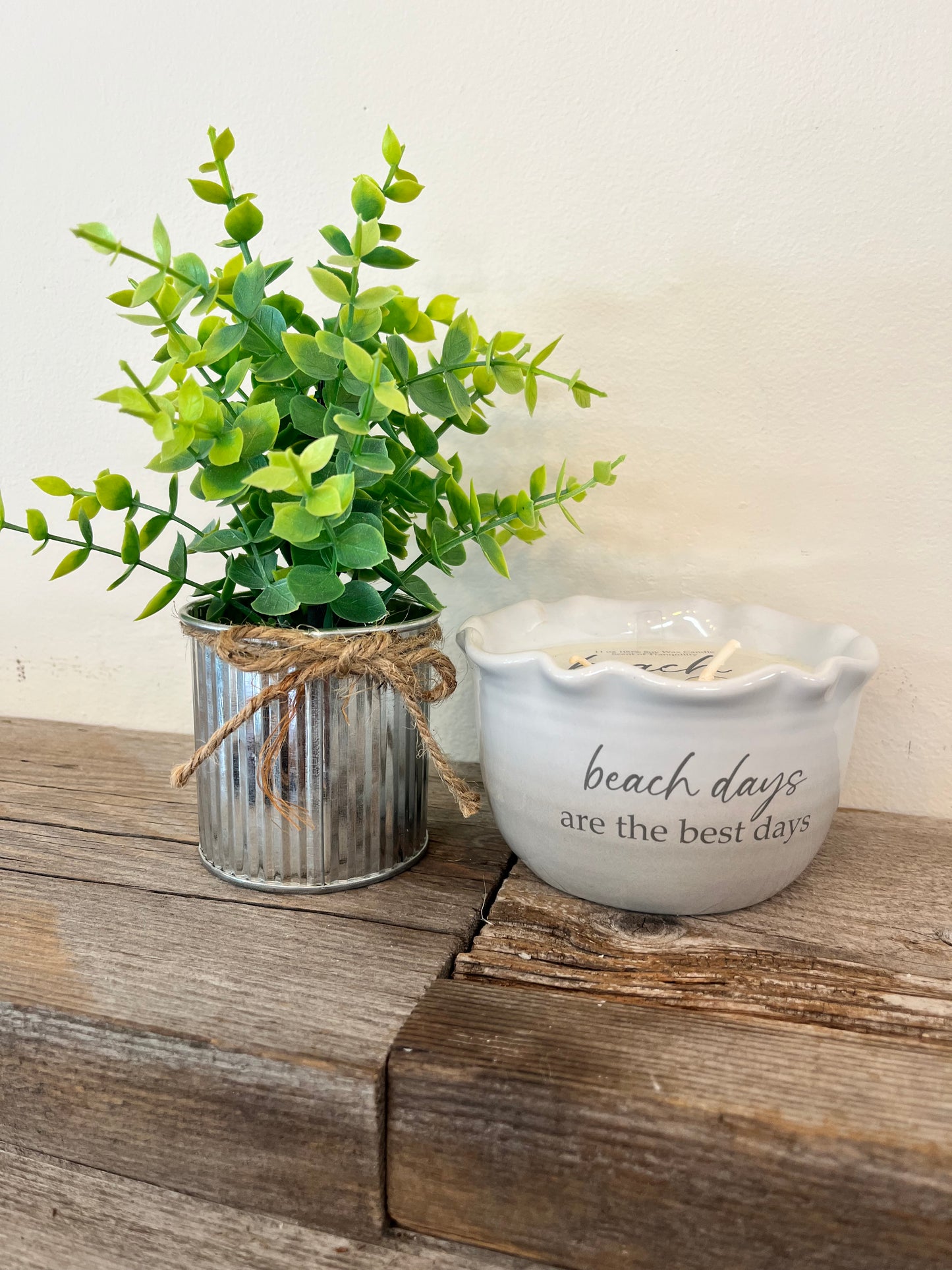 “Beach Days” Unique Wax Reveal Candle