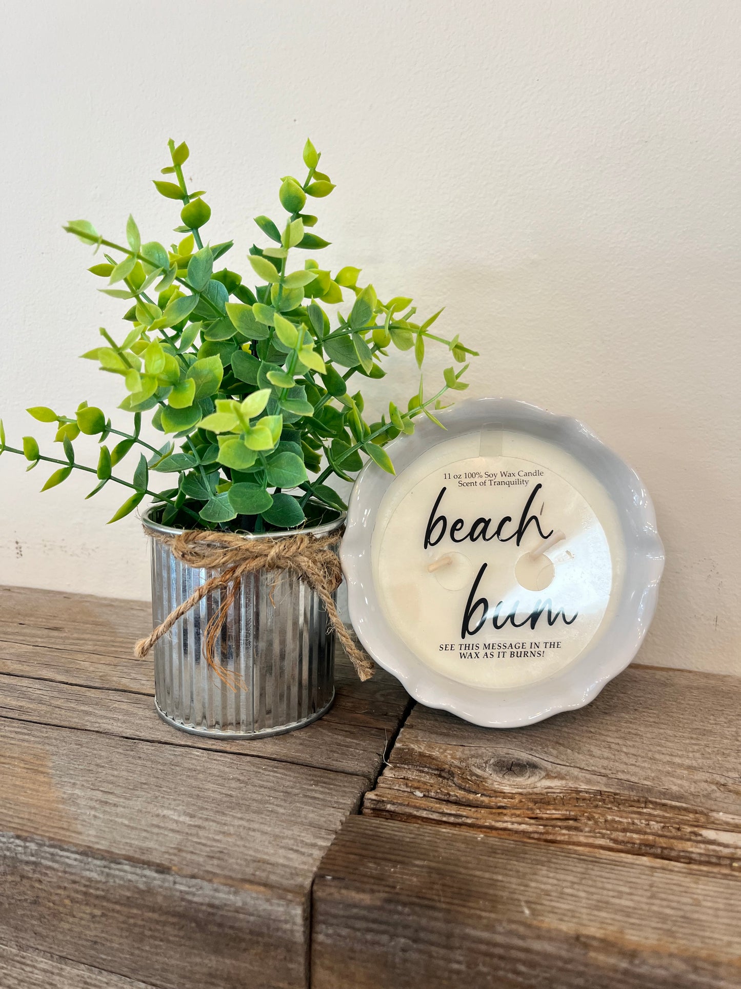 “Beach Days” Unique Wax Reveal Candle
