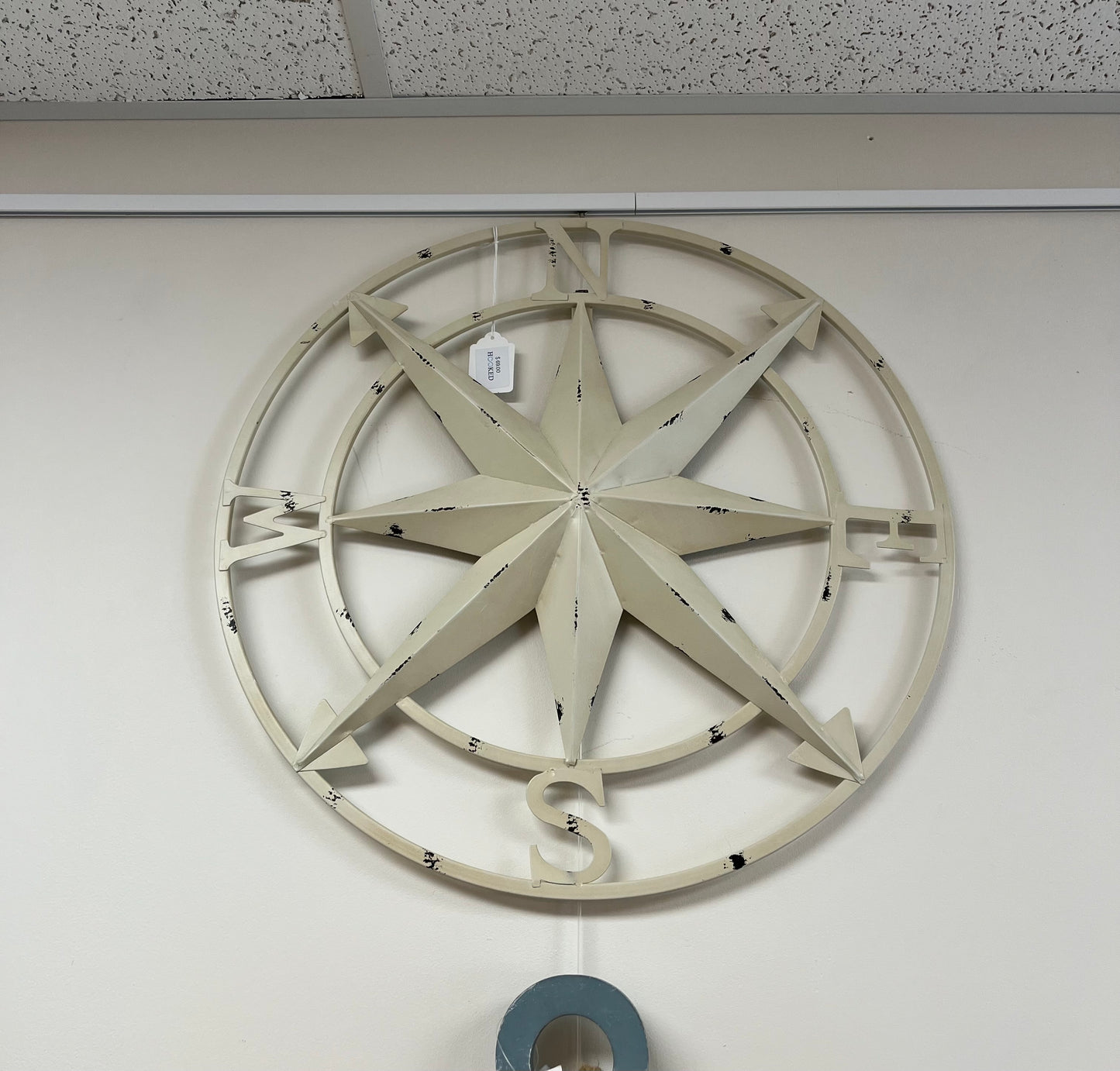 White Wall Compass