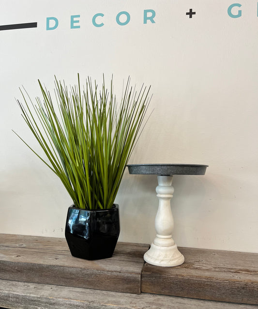 Metal Tray on Pedestal (Small)